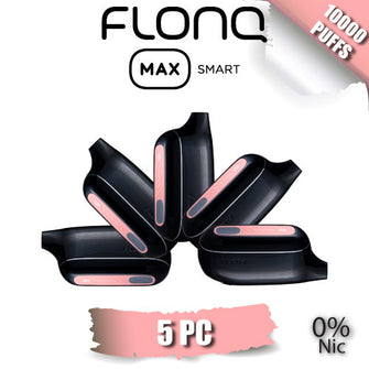 FLONQ Max Smart 0% Nicotine Disposable Vape Device [10000 PUFFS] - 5PC