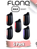 FLONQ Max Smart 0% Nicotine Disposable Vape Device [10000 PUFFS] - 5PK