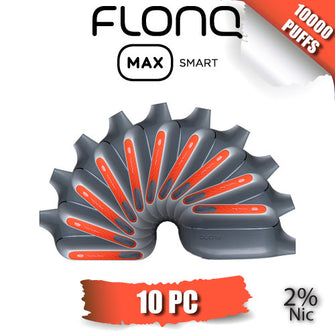 FLONQ Max Smart 2% Nicotine Disposable Vape Device [10000 PUFFS] - 10PC