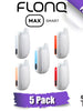 FLONQ Max Smart 5% Nicotine Disposable Vape Device [10000 PUFFS] - 5PK