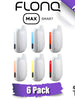 FLONQ Max Smart 5% Nicotine Disposable Vape Device [10000 PUFFS] - 6PK