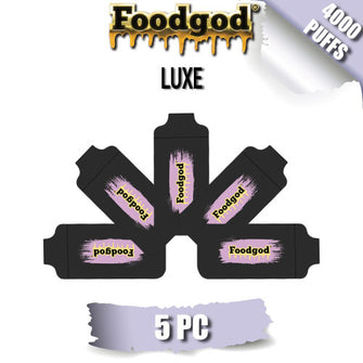 Foodgod ZERO 0% Luxe Disposable Vape Device [4000 Puffs] - 5PC