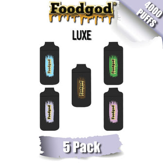 Foodgod ZERO 0% Luxe Disposable Vape Device [4000 Puffs] - 5PK