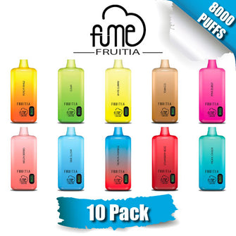 Fume FRUITIA Disposable Vape Device | 8000 Puffs - 10PK