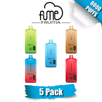 Fume FRUITIA Disposable Vape Device | 8000 Puffs - 5PK