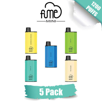 Fume MINI Disposable Vape Device  [1200 Puffs] - 5PK