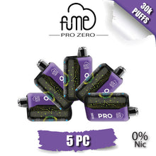 Fume PRO ZERO 0% Disposable Vape Device [30K Puffs] – 5PC