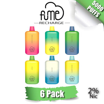 Fume RECHARGE 2% Disposable Vape Device [5000 Puffs] - 6PK