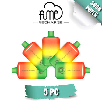 Fume RECHARGE Disposable Vape Device [5000 Puffs] - 5PC