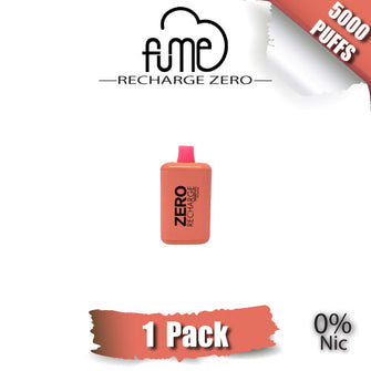 Fume RECHARGE ZERO 0% Disposable Vape Device [5000 Puffs] - 1PC