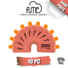 Fume RECHARGE ZERO 0% Disposable Vape Device [5000 Puffs] - 10PC