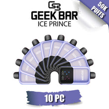 Geek Bar Ice Prince Disposable Vape Device [50K Puffs] - 10PC