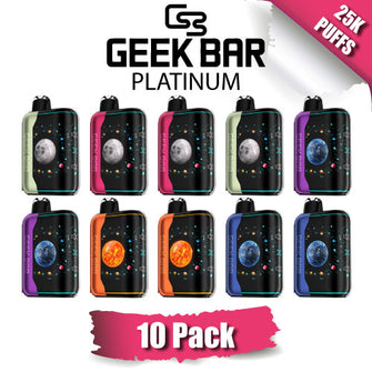 Geek Bar Pulse X Platinum Edition Disposable Vape Device [25K Puffs] - 10PK