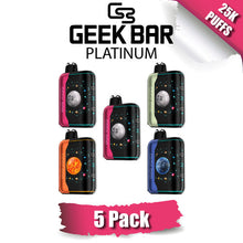 Geek Bar Pulse X Platinum Edition Disposable Vape Device [25K Puffs] - 5PK