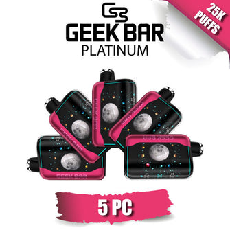 Geek Bar Pulse X Platinum Edition Disposable Vape Device [25K Puffs] - 5PC