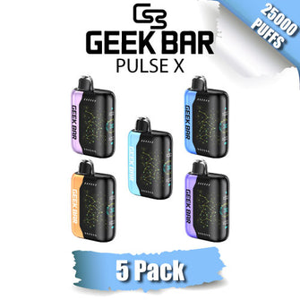 Geek Bar Pulse X Disposable Vape Device [25000 Puffs] - 5PK