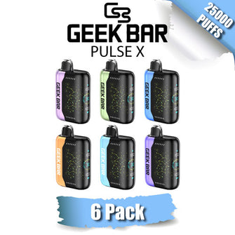 Geek Bar Pulse X Disposable Vape Device [25000 Puffs] - 6PK