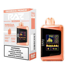 Georgia Peach Flavored Raz DC25000 Disposable Vape Device - 25K Puffs| eVape Kings