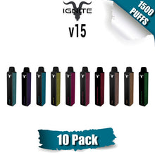 Ignite v15 Disposable Vape Device [1500 Puffs] - 10PK