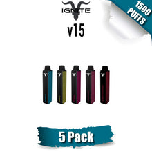Ignite v15 Disposable Vape Device [1500 Puffs] - 5PK