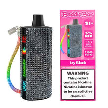 Icy Black Flavored Baddie Bar Disposable Vape Device - 15000 Puffs - 1PC | eVape Kings