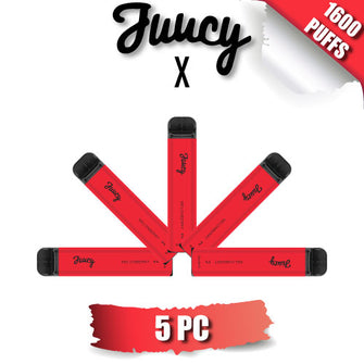 Juucy Model X Disposable Vape Device [1600 Puffs] - 5PC