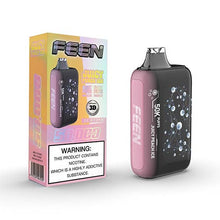 Juicy Peach Ice Flavored FEEN 20mg Disposable Vape Device - 50k Puffs  | eVape Kings