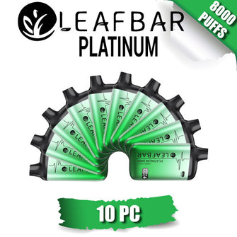 Leaf Bar Platinum Disposable Vape Device [8000 Puffs] - 10PC