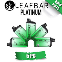 Leaf Bar Platinum Disposable Vape Device [8000 Puffs] - 5PC