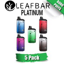 Leaf Bar Platinum Disposable Vape Device [8000 Puffs] - 5PK