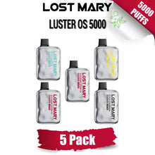 Lost Mary OS5000 Luster Disposable Vape Device [5000 Puffs] - 5PK