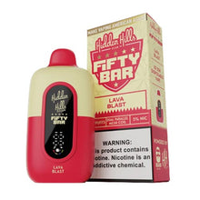 Lava Blast Flavored Fifty Bar x Hidden Hills Disposable Vape Device - 2000K Puffs - 10PK | eVape Kings