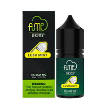 FUME Lush Mint Salt Nic Juice E-Liquid 30ml Bottle