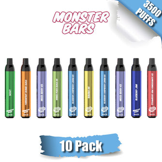 Monster Bar Disposable Vape Device [3500 Puffs] - 10PK