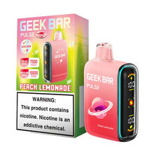 Peach Lemonade Flavored Geek bar Pulse Disposable Vape Device - 15000 Puffs |eVapeKings - 10PC
