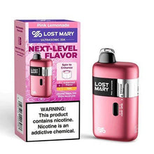 Pink Lemonade Flavored Lost Mary Ultrasonic Disposable Vape Device - 35k Puffs  | eVape Kings