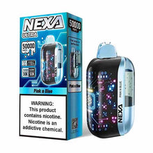 Pink N Blue Flavored NEXA Ultra 50019 Disposable Vape Device - 50K Puffs | eVape Kings