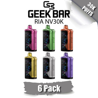 RiA by Geek Bar NV30K Disposable Vape Device [30K Puffs] - 6PK