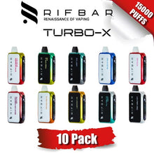 Rifbar Turbo-X Disposable Vape Device [15000 PUFFS] - 10PK