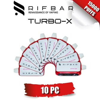 Rifbar Turbo-X Disposable Vape Device [15000 PUFFS] - 10PC