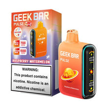 Raspberry Watermelon Flavored Geek bar Pulse Disposable Vape Device - 15000 Puffs |eVapeKings - 5PC
