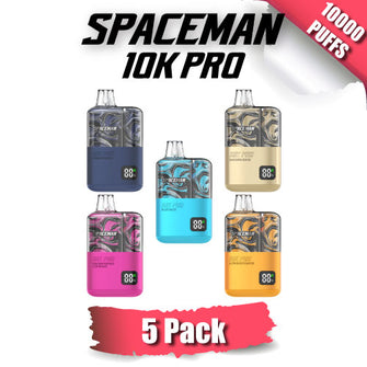 Spaceman 10K Pro Disposable Vape Device [10000 Puffs] - 5PK