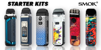 Huge selection of Vape Starter Kits for the beginers