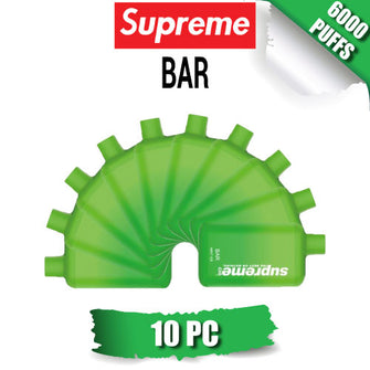 Supreme BAR Disposable Vape Device [6000 Puffs] - 10PC