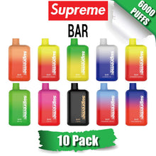 Supreme BAR 5% Disposable Vape Device [6000 Puffs] - 10PK