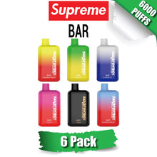 Supreme BAR 5% Disposable Vape Device [6000 Puffs] - 6PK