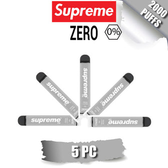 Supreme ZERO Disposable Vape [2000 Puffs] - 5PC