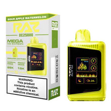 Sour Apple Watermelon Flavored Raz DC25000 Disposable Vape Device - 25K Puffs| eVape Kings