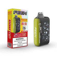 Strawberry Banana Flavored FEEN 20mg Disposable Vape Device - 50k Puffs  | eVape Kings