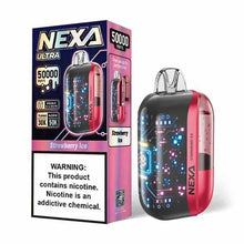 Strawberry Ice Flavored NEXA Ultra 50025 Disposable Vape Device - 50K Puffs | eVape Kings